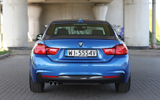 BMW Seria 4 cena 99900 przebieg: 42900, rok produkcji 2014 z Warszawa małe 407